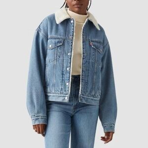 Wool lined Levi’s denim jacket